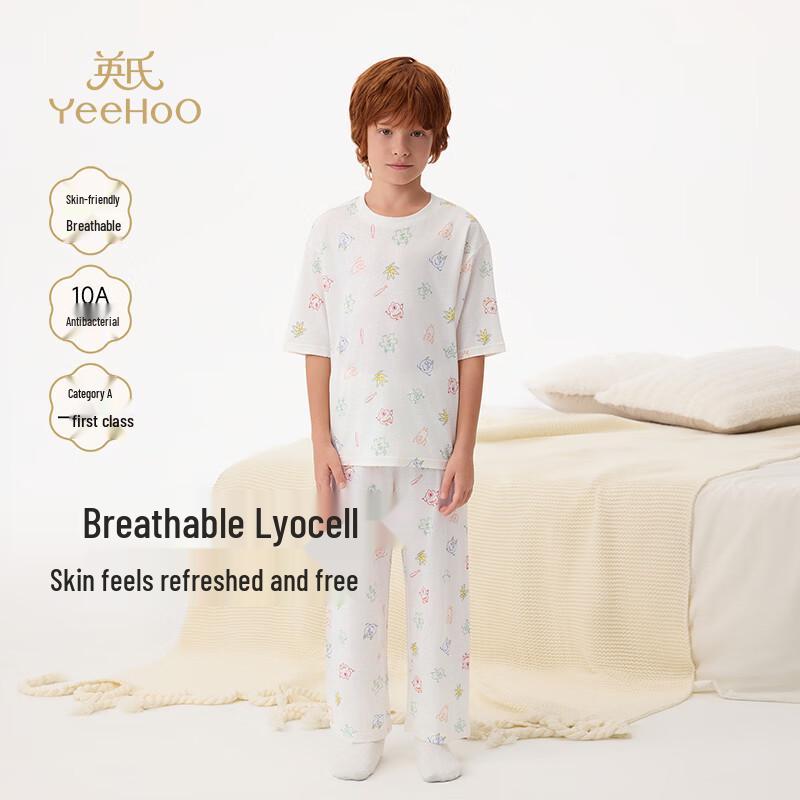 YEEHOO Kids Summer Tencel Blend Pajama & Loungewear Set