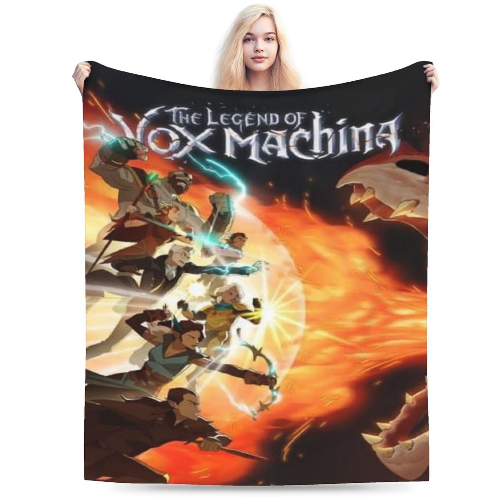 Уютное одеяло L-Legend of V-Vox M-Machina Аксессуары для кровати Декоративное покрывало Ультрамягкий флис для спальни