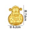 Metal God of Wealth Ornament Car Central Control Ornament Creative Edition Cai Ye Bafanglai Cai Chai Shen Grandpa Fair Gifts