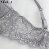 DKGEA Sexy Bra Sets Plus Size Underwear Set Women Lace Brassiere