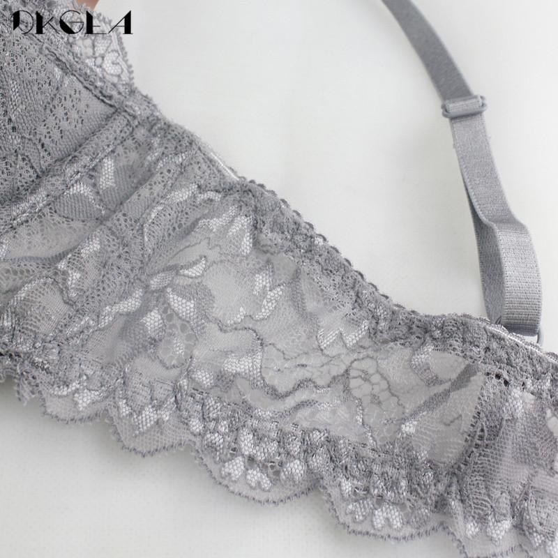 DKGEA Sexy Bra Sets Plus Size Underwear Set Women Lace Brassiere