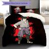 Sasuke Uchiha Pattern Bedding Home Decoration Birthday Gift (1 * duvet cover + 2 * pillowcase, without core)