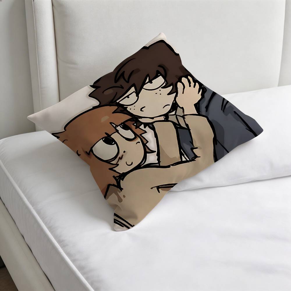 WWill Mike Onewheatmark Byler Decorative Square Pillow Cover Modern Cushion Case for Living Room Bedroom