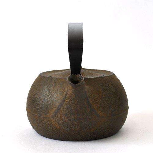 Чайник Nanbu Iron Kettle из чугуна, коричневый, победитель премии Good Design Award 2012, совместим с IH200V 1,2 л, цвет.