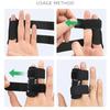 Adjustable Thumb & Finger Splint Support - Arthritis Pain Relief, Hammer Trigger Finger Brace for Basketball, Tennis & Sports In