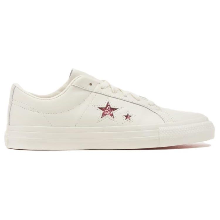 Turnstile x Converse One Star Pro Low Только Одна Звезда Мужские Кроссовки Бело-Розовые A08655C