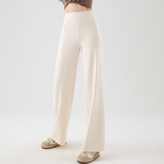 Women Yoga Pants High Waist Wide Leg Pants Breathable Lounge Trousers Spring Autumn Floor Length Pants for Women