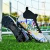 Soccer Shoes Men Outdoor Grass Training Long Stud Professional Sports Shoes Men Breathable Lace-up Training Football Boots Men
