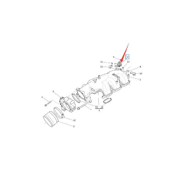A High Quality Intake Manifold Absolute Pressure Sensor Suitable For Maserati Ghibli Quattroporte Levante Ferrari 488 272880