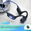 AKZ-G3 Беспроводная Bluetooth-гарнитура с шейным ободом, костной проводимостью и цифровым дисплеем — идеально подходит для занятий спортом и бега