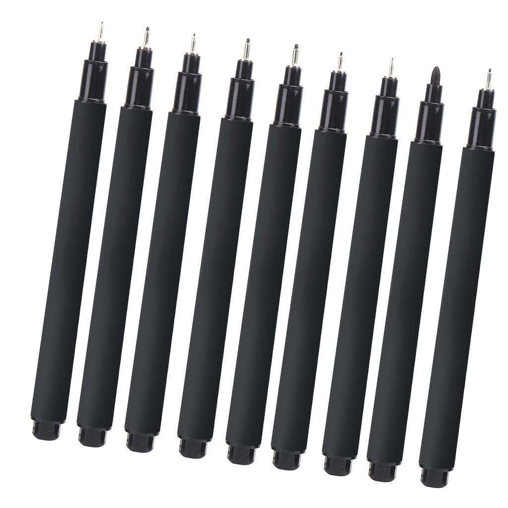 Needle Pens Waterproof Black Ink Multiliner Fine Point Drawing Pens for Sketching Technical Painting Scrapbooking Gift