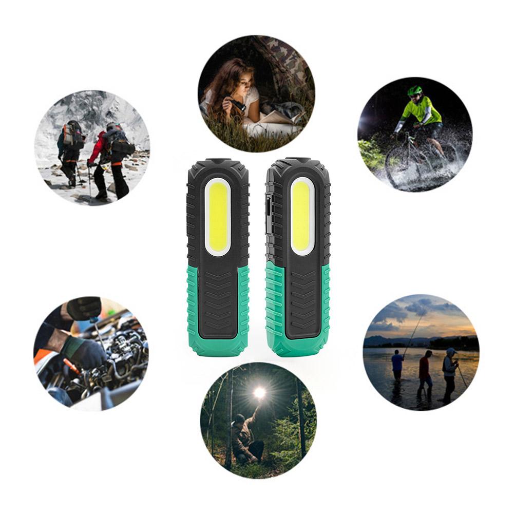 Инспекционный COB фонарик с USB-зарядкой, Рабочие фонари для ремонта автомобиля, Портативный сверхяркий фонарь для использования на открытом воздухе, в кемпинге