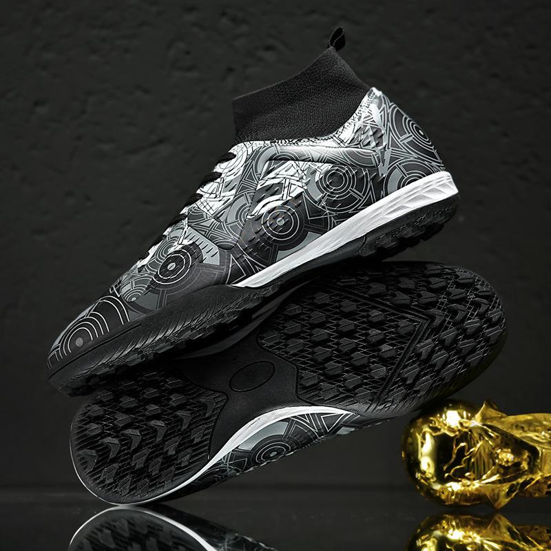 2025 внешняя торговля гвоздь сломанные футбольные бутсы тренировочные новые мужские футбольные бутсы длинные гвозди высокая цена