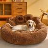 Dogs Fuzzy Nest Bed Cute Bear Paw Design Cat Sofa Bed Soft Fluffy Cushion Plush Cozy Pet Sleeping Bed for Small Medium Large Dogs And Cats