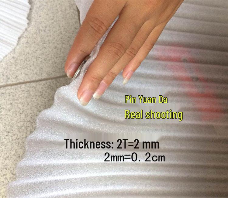 EPE Pearl Cotton Shockproof Packaging Foam Board, 0.5/1/2/3mm Thick, for Express Delivery and Shipping.