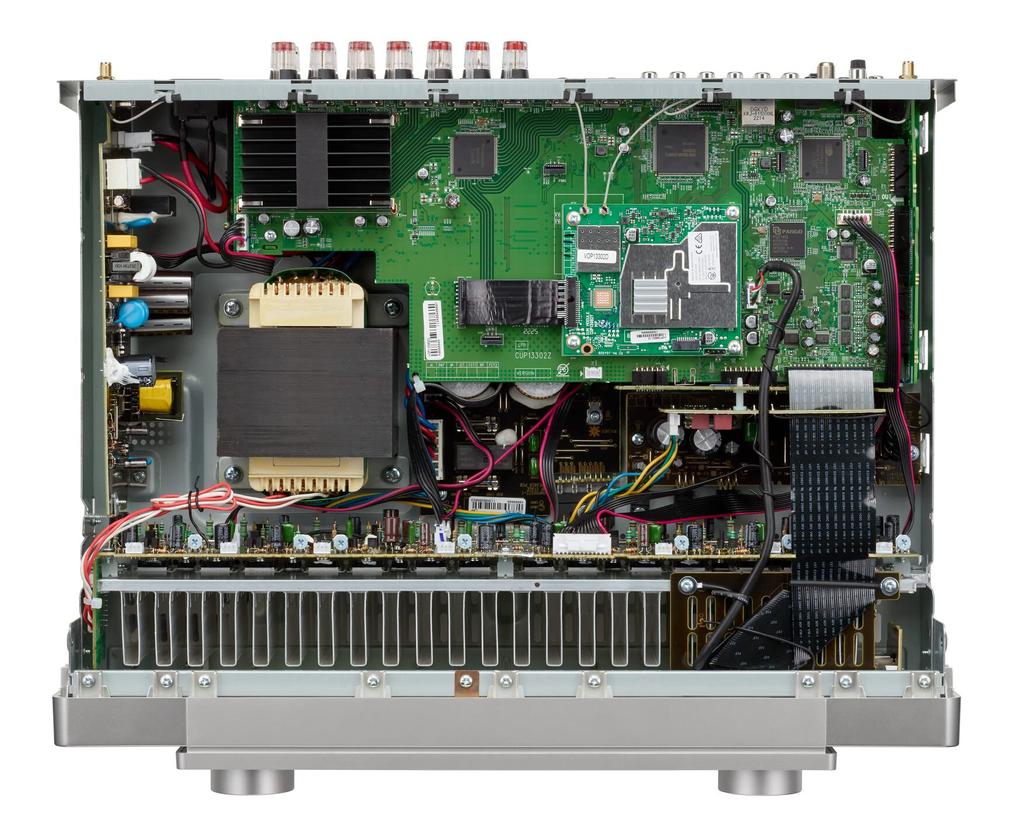 MARANTZ CINEMA 70s Тонкий AV-ресивер объемного звучания 8K Ultra eARC Gold 7.2ch HD, HDR10+, совместимый/Серебристый CINEMA70S/FN