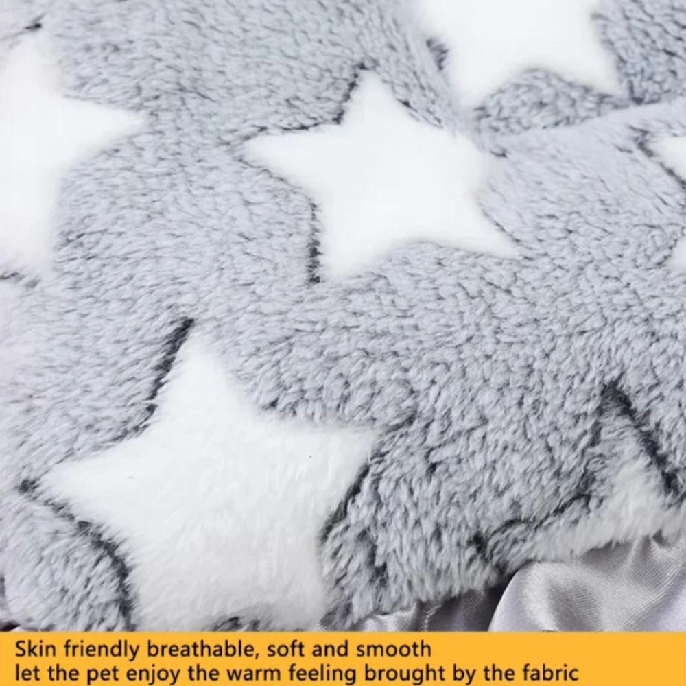 Теплый коврик для сна питомца Утолщенные теплые подстилки для питомцев Подстилка-одеяло для питомца Коврик для дивана собаки Путешествия