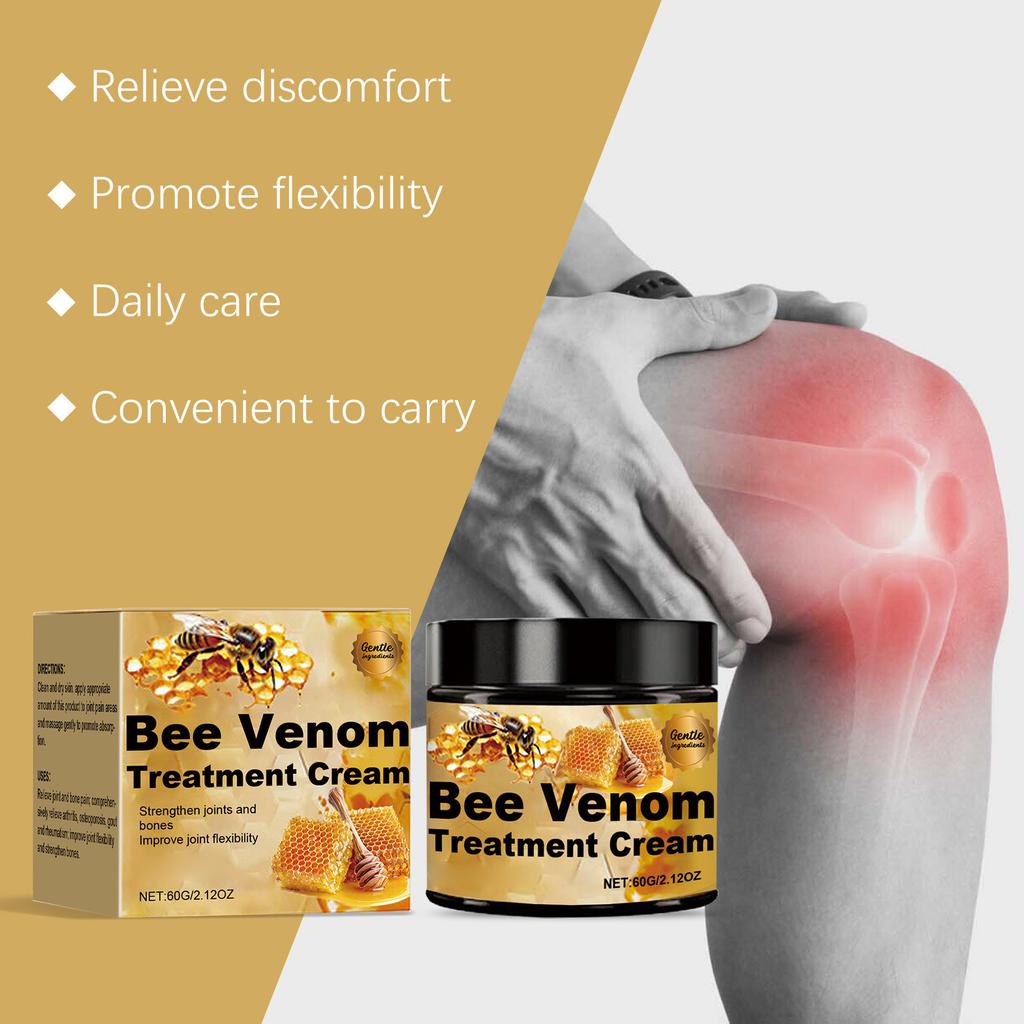 Bee Serum Joint Relief Cream 60g Gentle Application Body Care Joint Muscle Relief To Enhance Vitality