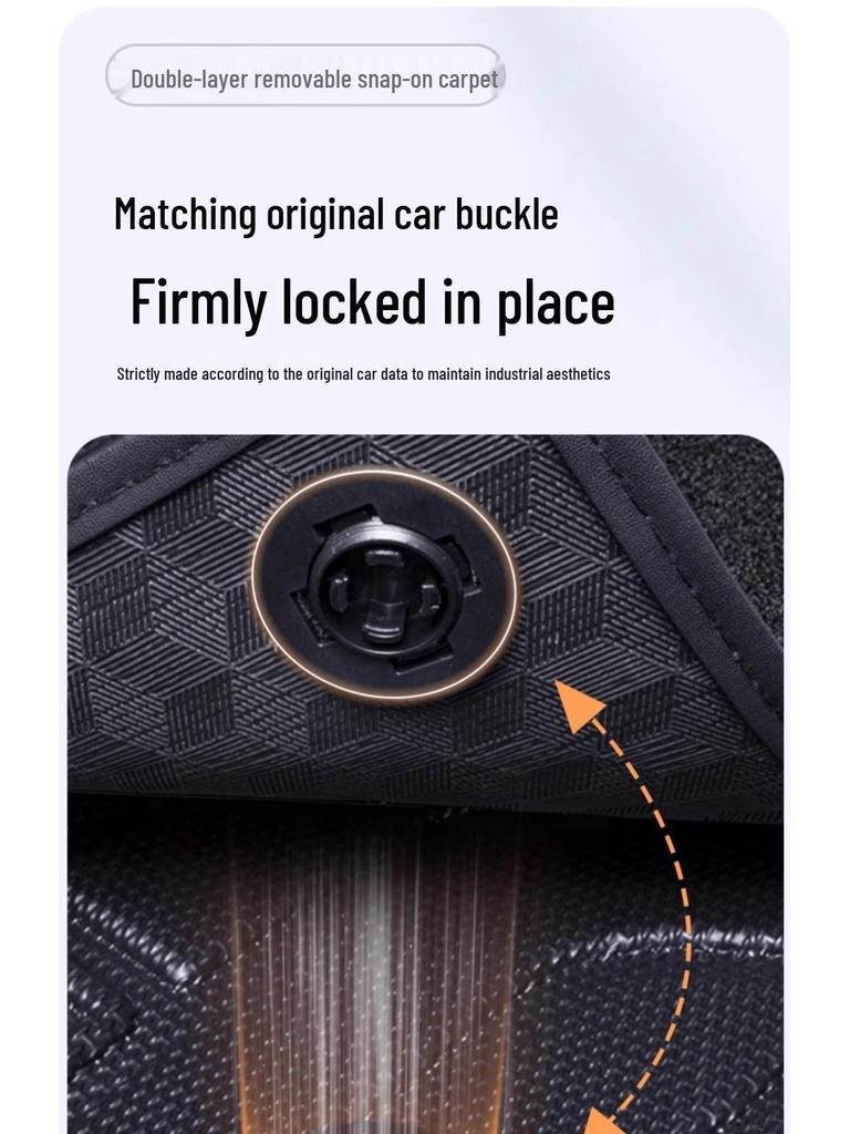 BYD Dolphin Waterproof Non-Slip TPE Door Sill Car Foot Pad