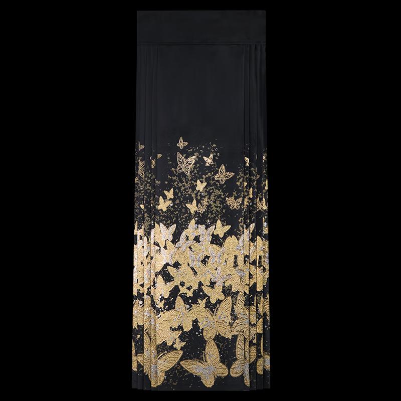 Heco Fudie Новый китайский стиль Жаккардовая парчовая юбка Мамиань Ханьфу