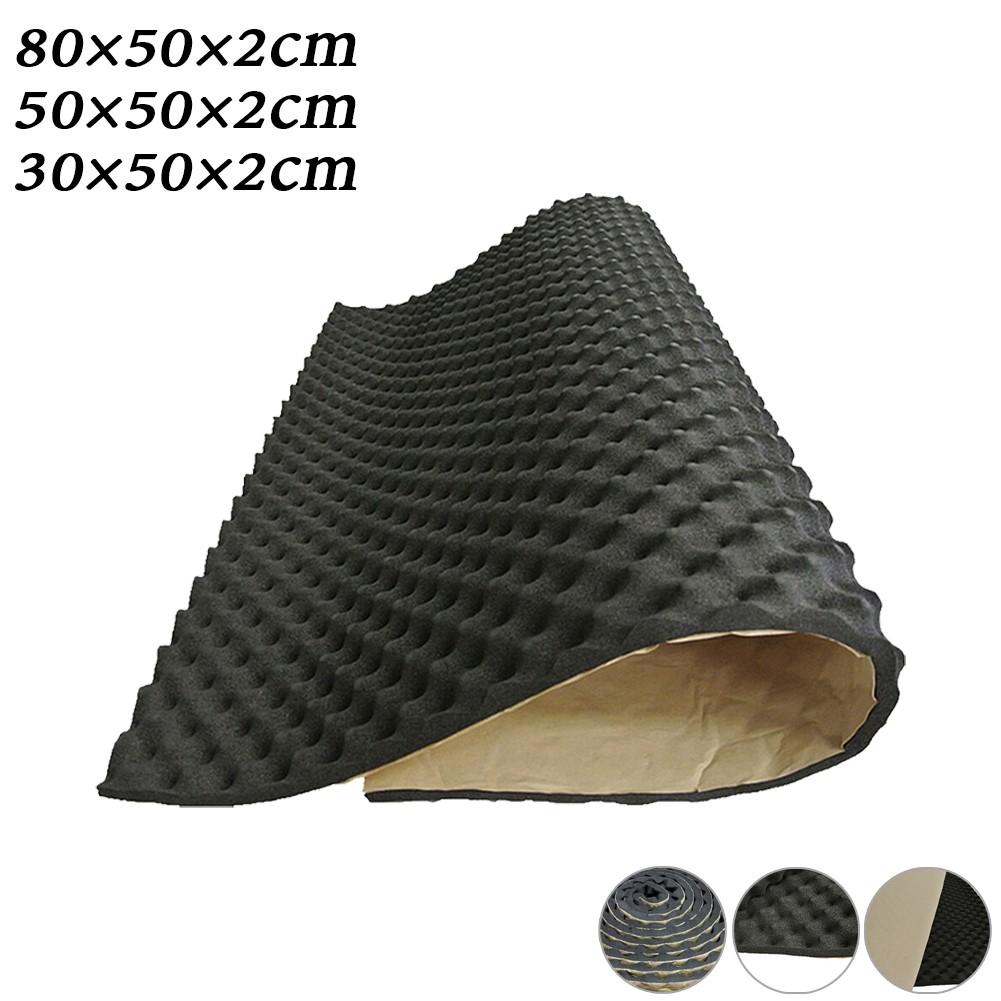 1pcs Vehicle Sound Deadener Mat 2cm Sound Deadener Noise Insulation Acoustic Dampening Foam Subwoofer Mat Auto Floor Accessories Heat Shields 2