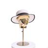 Hairpieces Display Stand Mannequin Head Model Metal Base 17.72-22.83inch Tall for Barbershop
