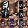 M-Misfits Rock Phone Case For Samsung Galaxy A73,31,32,72,41,53,52,71,22,5G,Note,J7,8,9 Soft Black Silicone Cover