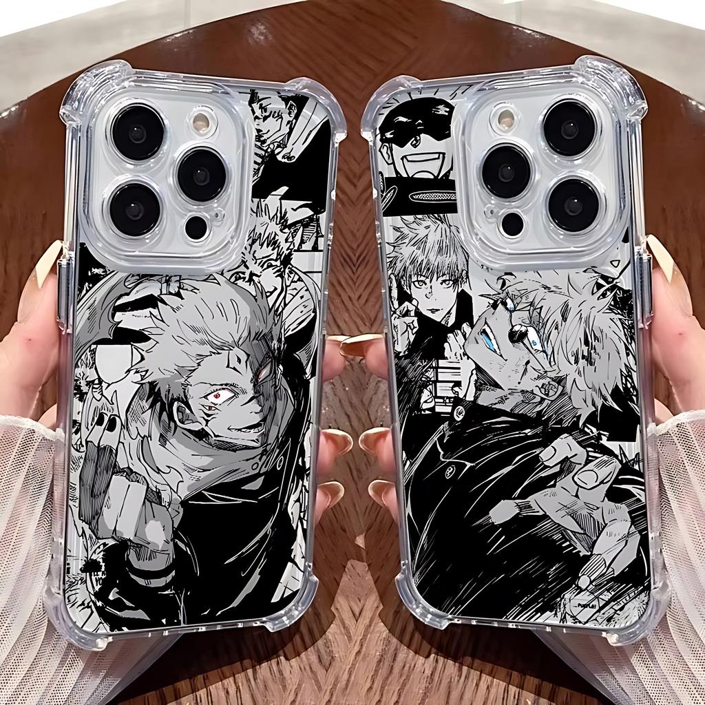 Чехол для телефона Jujutsus Anime Kaisens для Samsung Galaxy S25 S24 S23 S22 S21 S20 Note20 Edge FE Ultra Plus 4G 5G Противоударный TPU Чехол