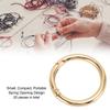 20pcs Gold Spring O Rings Silver Snap Clips Jewelry Tools Spring Clasps  Keychain