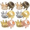 36Pcs Mini Vintage Alloy Crown Figurines - DIY Decor Ornaments | For Architectural Models, Home Decor, Handicrafts, ZSY