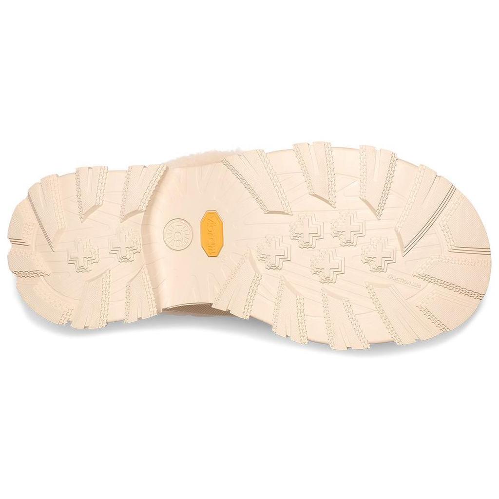 UGG Короткие зимние сапоги с круглым носком и цветными тканями, женские сапоги, песочные 1169032-SAN