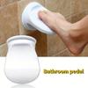 1pc Shower Foot Rest, Wall Mounted Footstool Step, Bathroom Shower Foot Pedal, Plastic Shower Step With Suction Cup, Bathroom Accessories