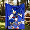 1 шт. Плед Sonic Adventure для улицы, фланелевый, HD-печать, легкий, мягкий, теплый, всесезонный, для дивана, кровати, путешествий