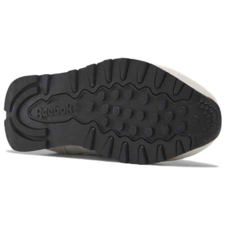 Reebok Классические кожаные кроссовки Chalk Vector Navy Унисекс Кремовый с черным сердечником GY7302