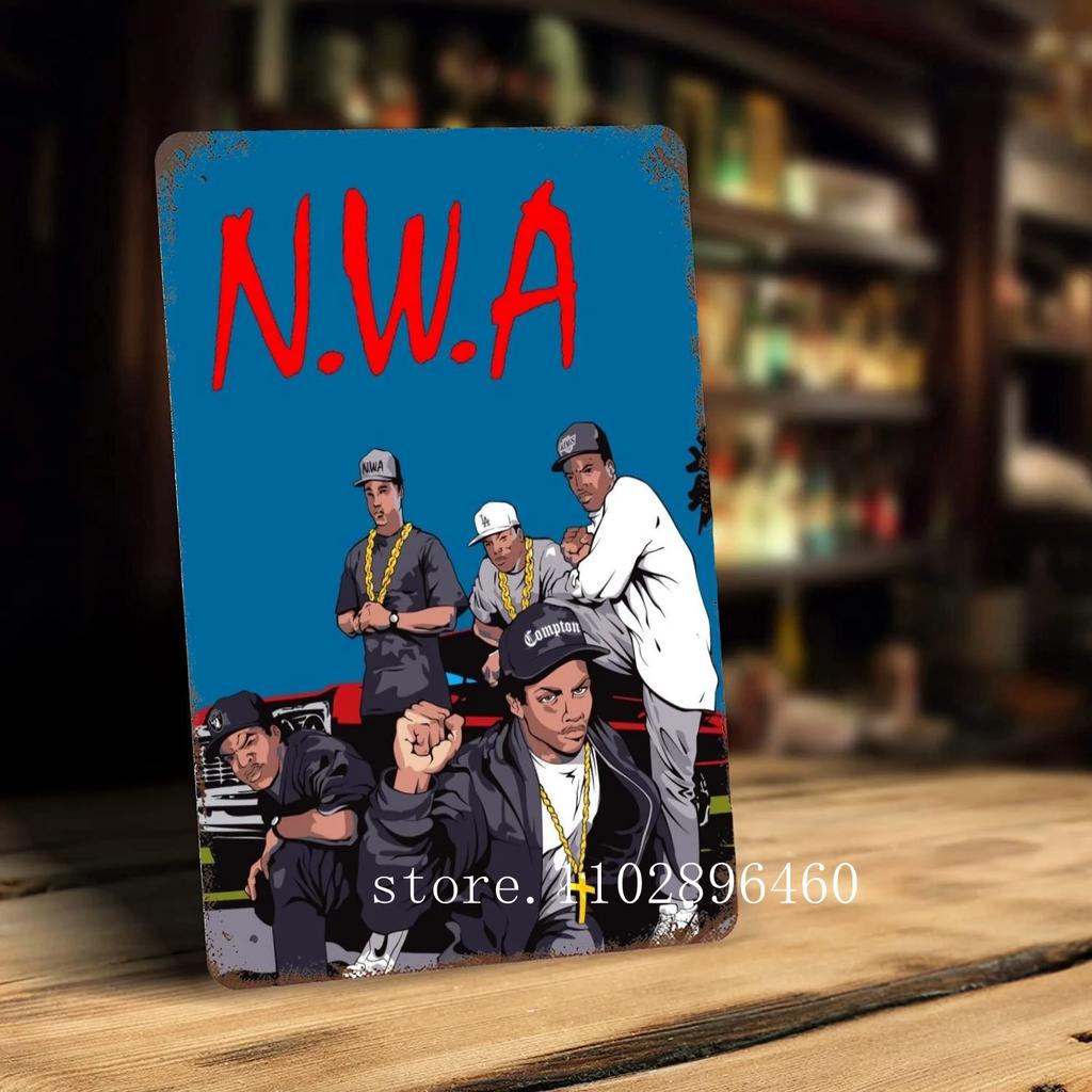 Nwa Металлические таблички и знаки настенный декор Винтажные жестяные таблички Капитан Металлический постер Декор для бара паба клуба Настенное украшение