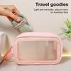 Дорожная мыльница с прозрачным дизайном, компактная переносная герметичная мыльница с крышкой, мыльница с поддоном для слива