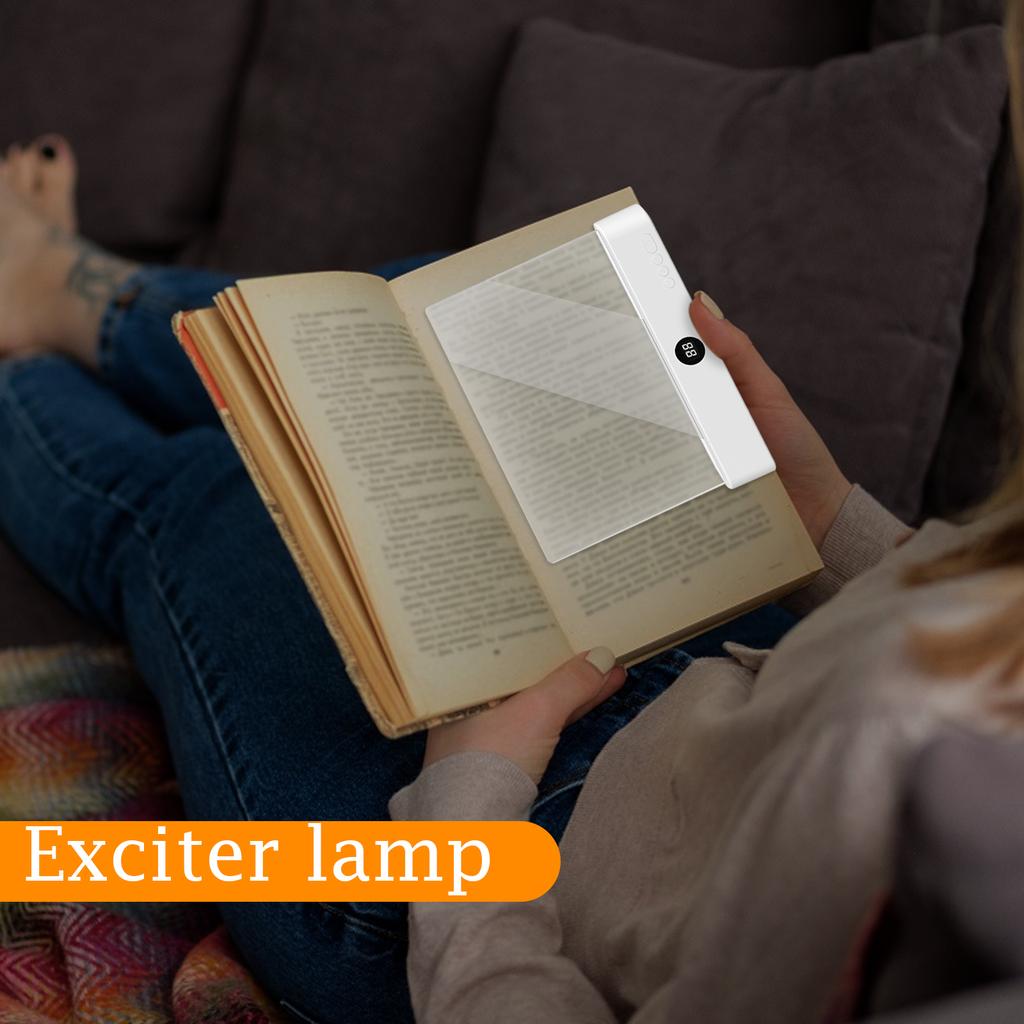 LED Flat Panel Reading Light, Rechargeable Reading Light, Portable Student Night Light For Dormitories And Bedrooms With Stepless Dimming.