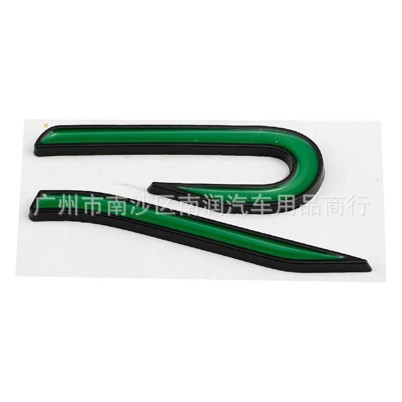 RSQ1 VW 2026 Hot New R Emblem Car Metal Body Tail Trunk Sticker Car Grill Badge Emblem For Volkswagen VW GTI Rline Polo Golf MK8 Toua