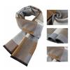 Men Scarf Plaid Print Winter Warm Thick Imitation Cashmere Long Scarf Medium Length Shawl Cold Weather Accessory