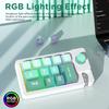 One-Handed Mechanical Keyboard 12 Key RGB Gaming Keyboard Programmable Hotswappable Small Keypad