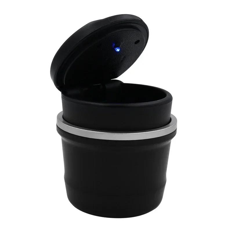 Hots 1 PCS Car Truck LED Cigarette Smoke Ashtray Blue LED Light Ashtray Box For Mercedes Benz AMG GLC GLE CLA GLA W205 W211 W21