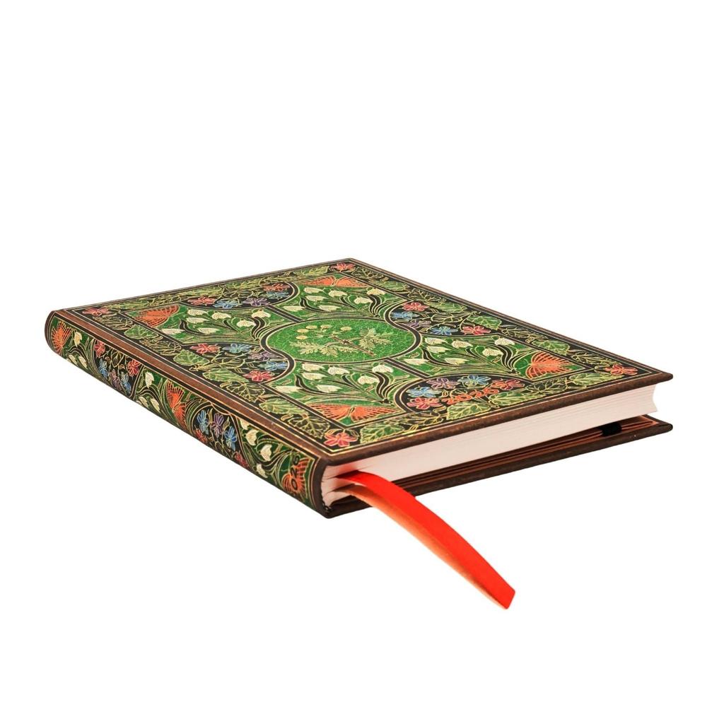 Paperblanks 2026 English Poetry in Midi Diary, Hardcover, Bloom, Size, DE0760-0