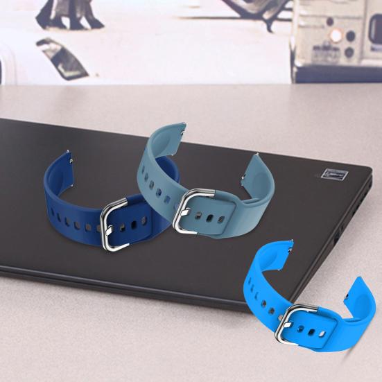 Watch Band Soft Silicone 20mm Smartwatch Replacement Wrist Strap Bracelet Accessories for Amazfit GTS 2E/GTS 2/BIP/BIP Lite