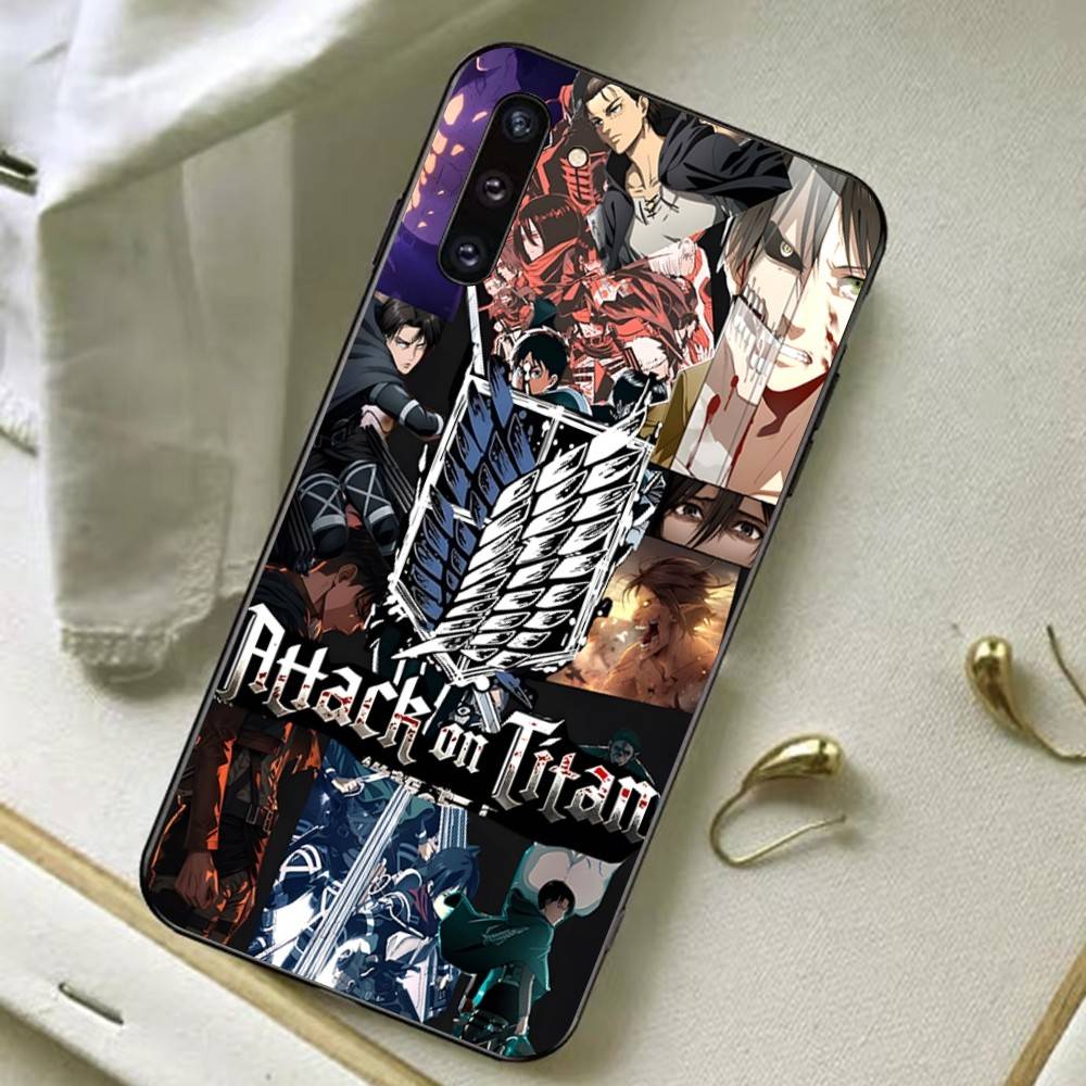 Hot Anime Attack On Titan Phone Case For Redmi Note 4 X 5 A 6 7 8 T 9 9S 10 11 11S 11Epro Poco M3 Pro