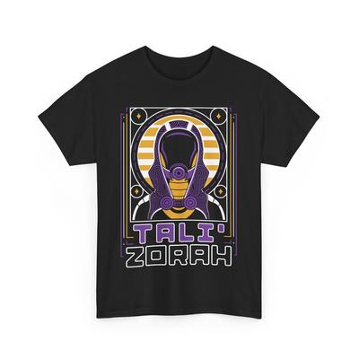 Эстетичная унисекс футболка Tali Zorah. Видеоигра Mass Effect. Н7. ССВ Нормандия