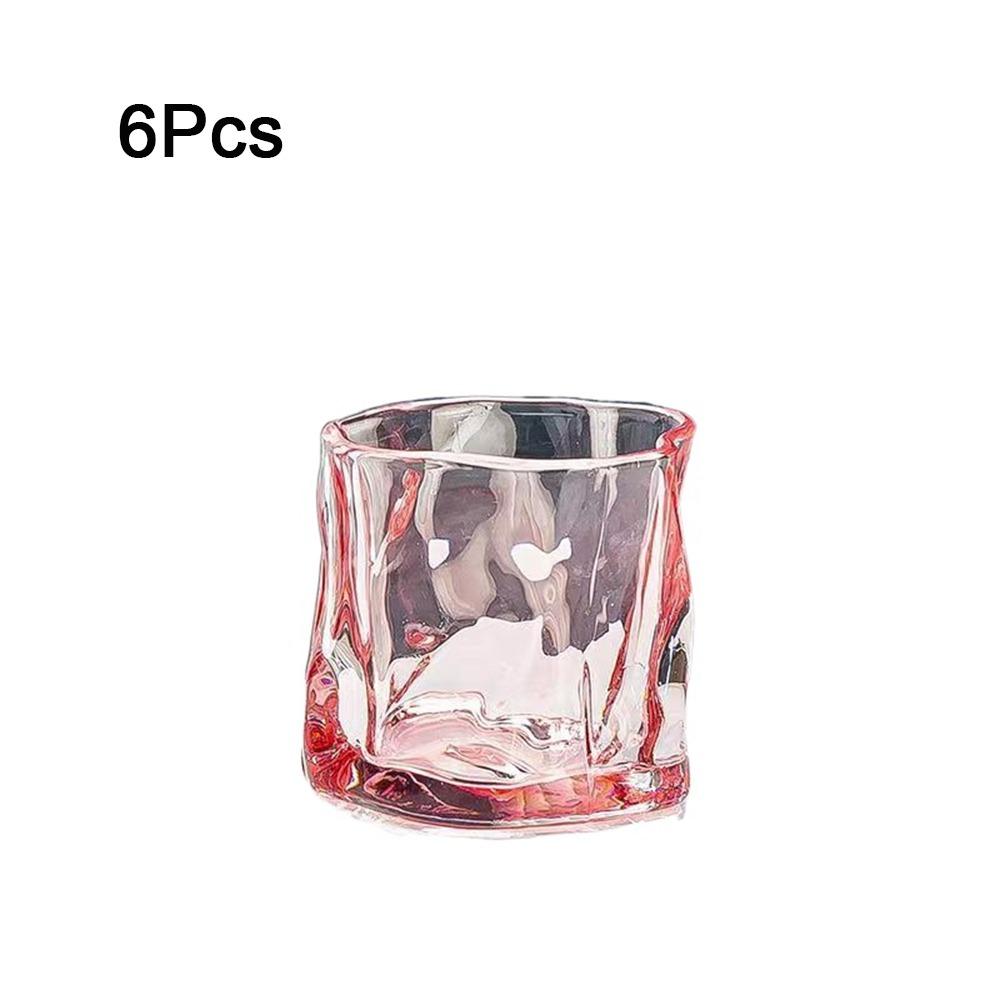6 шт. 200 мл нестандартные стаканы красочные коктейльные стаканы для питья уникальный стакан для виски для дома