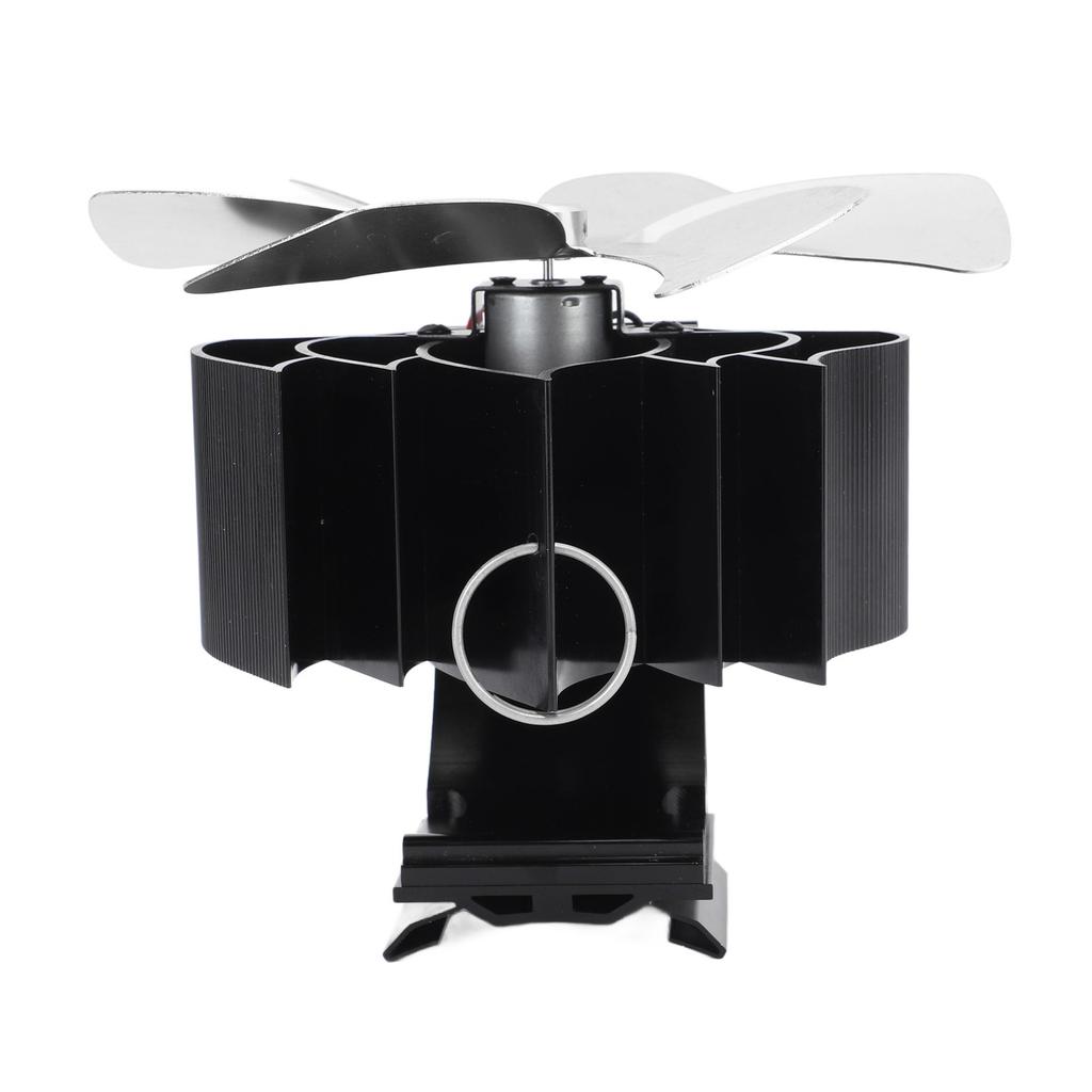 Вентилятор для дровяной печи с подогревом, 6 лопастей, подвесной вентилятор для печи, бесшумный дымоход, подвесной вентилятор для камина, экологически чистый