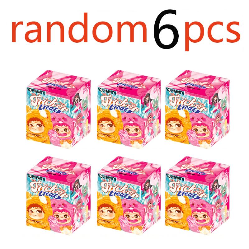 Wakuku Fuzzy Trendy Fun Party Blind Box Cute Wakuku Action Figure Mystery Box CuteDoll Bag PendantDoll Surprise Bag Gift Toy