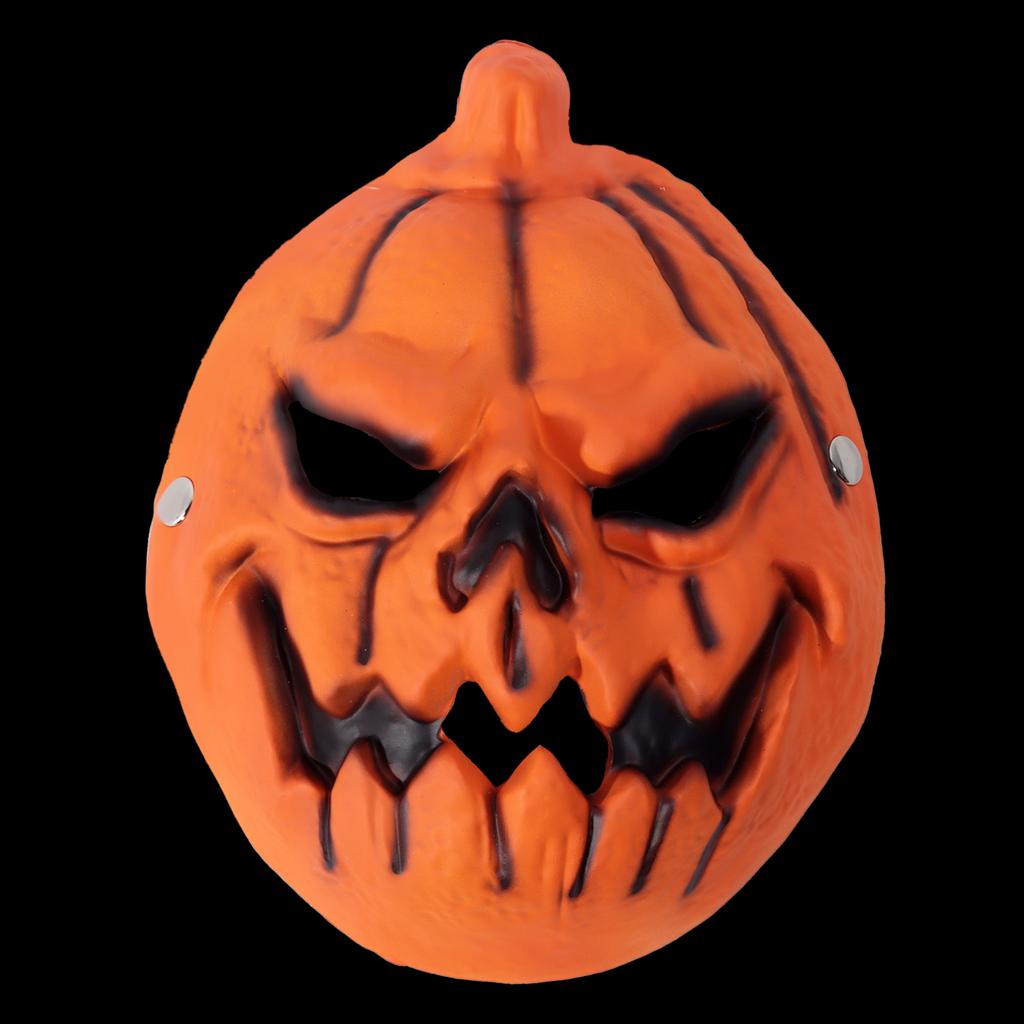 Devil's Pumpkins Mask Cosplay Cucurbit Skull Demon Killer Pu Masks Halloween Carnival Dress Up Party Costume Props Gifts