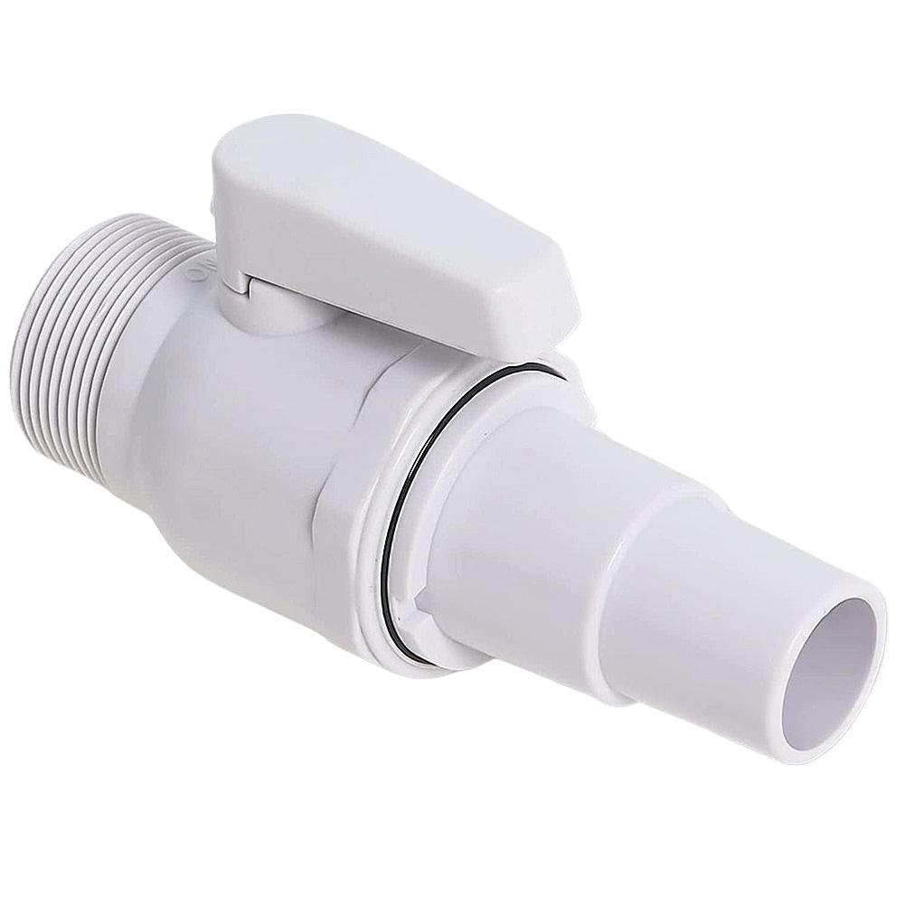 2-Way Ball Valve Float Valve 1.5 - 1.25in Water Flow Regulation Pool Valve Maximum 50 PSI Pressure Rating for Above Ground Pool